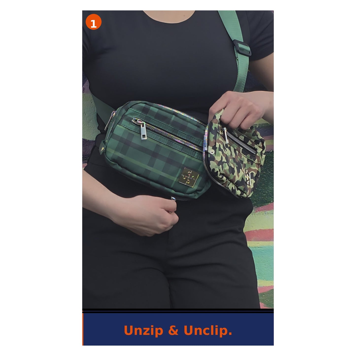 SISO Starter Bundle — 1 Bag + 2 Front Panels